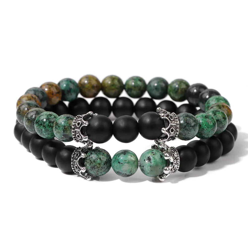 Artisan Natural Stone Bracelet Set