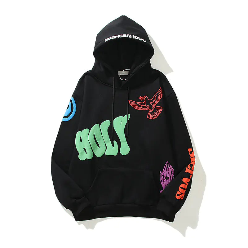 Autumn-Winter 3D Graffiti Hoodie