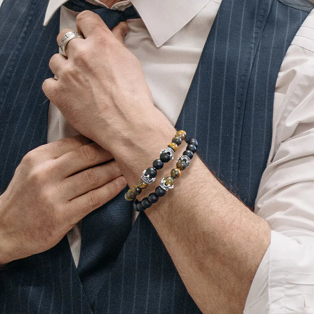 Artisan Natural Stone Bracelet Set