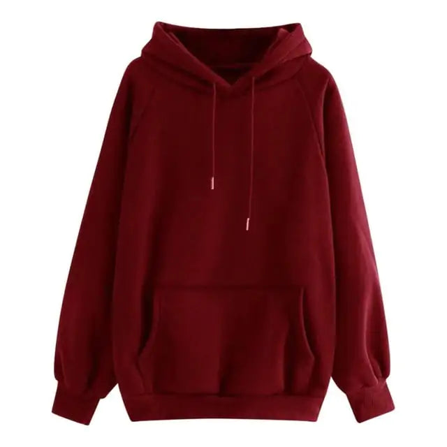 Chic Solid Women's Hoodie