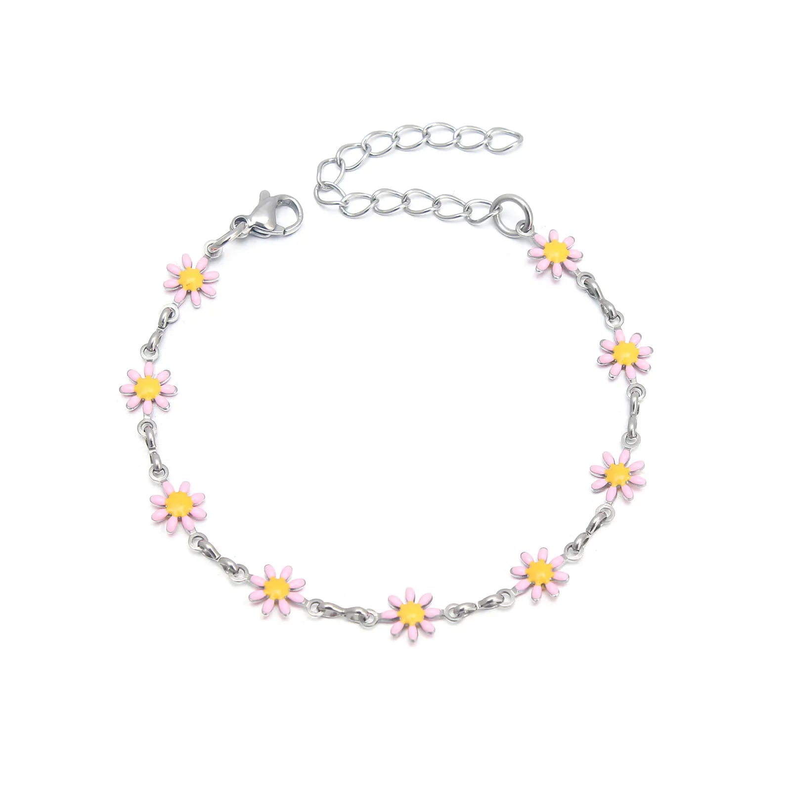 Chic Blossom Silver Bracelet