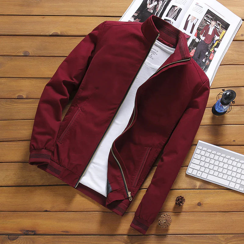 Men's Casual Business Lightweight Jacket - Plus Size